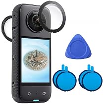 Kit Protection Insta360 X3 - 2 Verres Trempés Écran + 2 Films Lentille | Anti-Rayures 9H