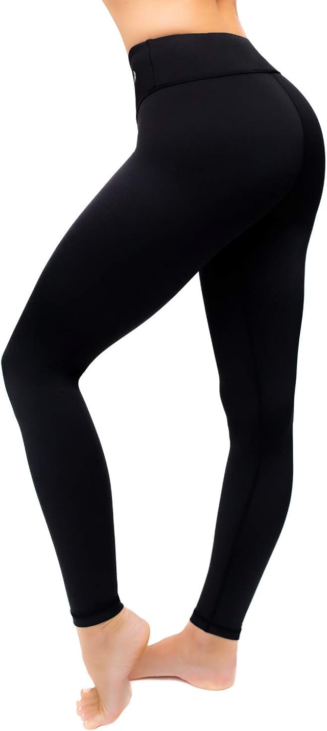 CompressionZ High Waisted Women's Leggings - Compression Pants for Yoga Running Gym & Everyday Fitness : Clothing