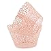 Pink Cupcake Wrappers 100pcs/pack Lace Cupcake Liners Laser cut Cupcake Papers cupcake cups Muffin cups for Wedding/Birthday Party Decoration