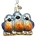 Old World Christmas Feathered Friends Glass Blown Ornament
