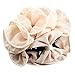 Polytree Women's Chiffon Rose Flower Bow Hair Clip (Beige)