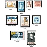 Mystic Stamp Company 450 Black Stamp Mounts with Split-back Value Pack 10 different sizes