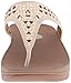 FitFlop Women's Carmel Toe-Post Suede Sandals Dress, Rose Gold, 6 M US
