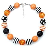 Girls Necklace Chunky Bubblegum with Gift Box for Kids, 14