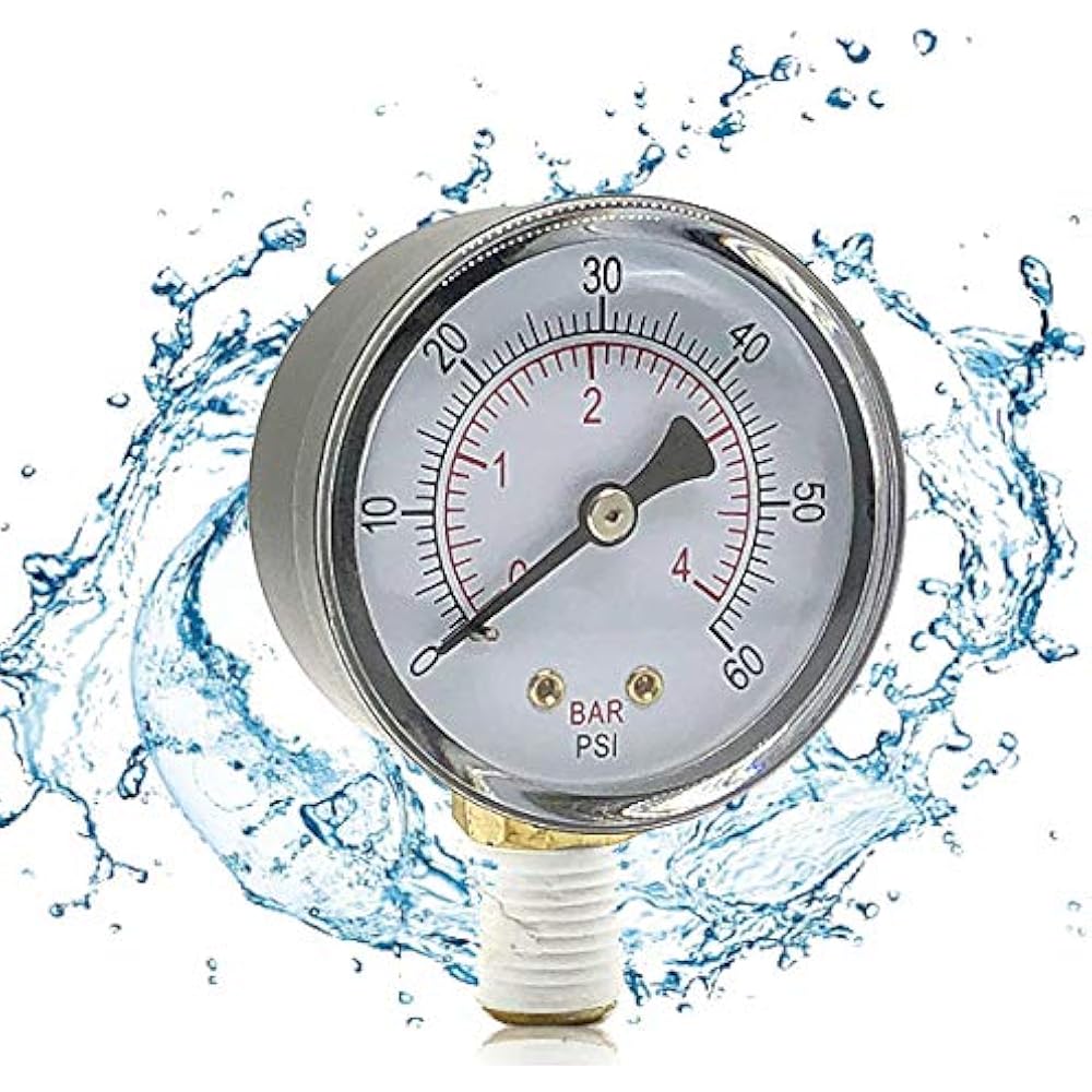 Pressure Gauge Hayward Replacement For Select Sand D.E. Filter