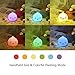 GoLine Cute Waterdrop LED Children Night Light, Multicolor Silicone Baby Nursery Lamp, Sensitive Tap Control, Warm White&7-Color Breathing/Manual 3 Light Modes, Powered by 3 AAA Battery.(GL-NL007)
