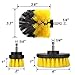 Drill Brush, ZIKEE Brush Drill Attachment, Power Drill Scrubber Brush Set for Cordless Drill for Cleaning Bathroom, Tub, Tile, Grout, Shower, Carpet