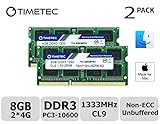 Timetec Hynix IC Apple 8GB Kit (2x4GB) DDR3 1333MHz PC3-10600 SODIMM Memory Upgrade for MacBook Pro 13/15/17 inch Early/Late 2011,iMac 21.5-inch Mid/Late 2011,27-inch Mid 2011,Mac Mini 5,1 & 5,2 Mid
