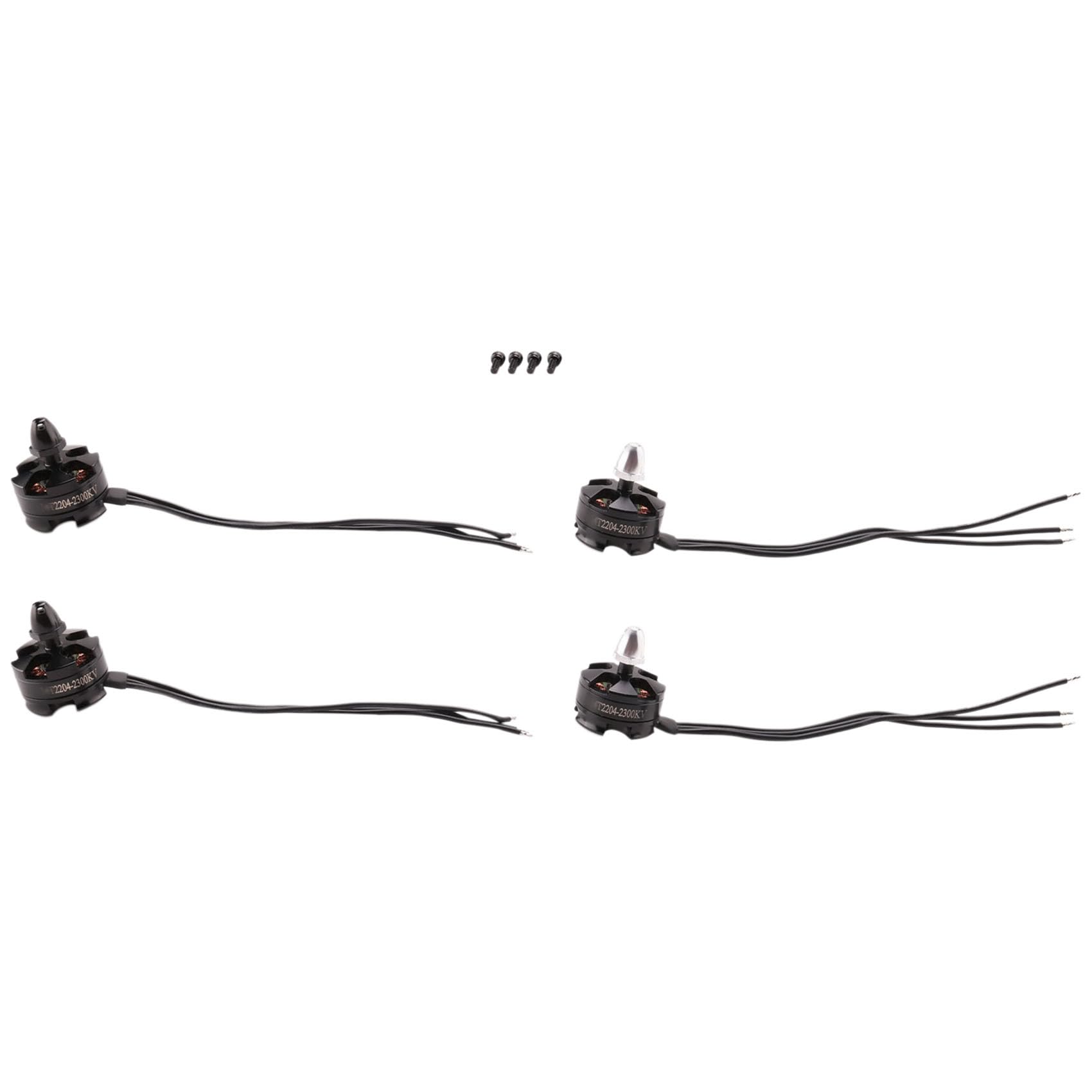 JIVIMOCO 4Pcs MT2204 2204 2300KV Brushless Motor CW/CCW for Mini 200 210 230 250MM Quadcopter FPV