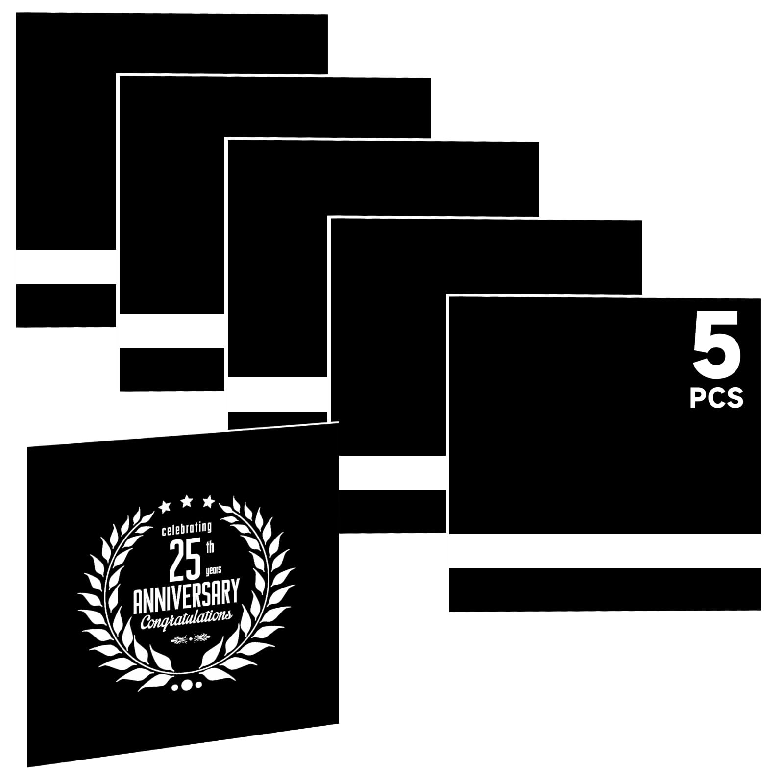 Photo 1 of Bocolon 5PCS Laser Engraving Double Color ABS Plastic Sheet,Two-Tone Laserable Engraving Plastic Sheets for Name Badge,Office Label,Laser Artistic Product,Size 11.73" x 11.73",Black/White