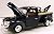 MotorMax Tow Pickup Truck 1940 Ford 1:24 scale 8" diecast model car BLACK M49