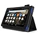 Case for All-New Fire HD 8 2017 / 2018 - Premium Folio Case for All-New Fire HD 8 Tablet with Alexa 7th / 8th Generation (Black)