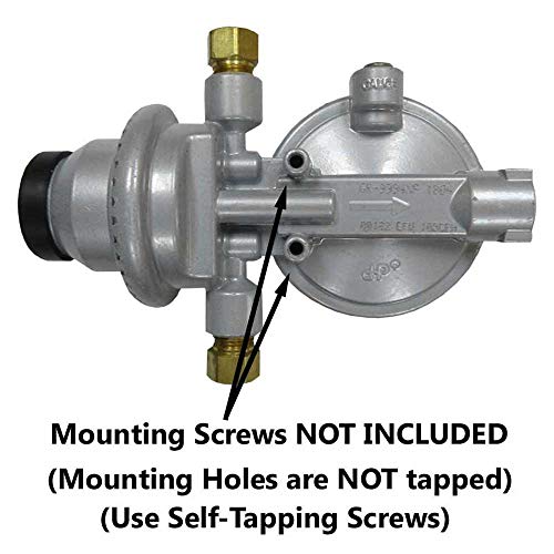 Fairview RV Camper LP Propane 2 Stage Automatic Regulator with 2 x 15