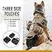 OneTigris Tactical Dog Molle Vest Harness Training Dog Vest with Detachable Pouches (Black, Large)