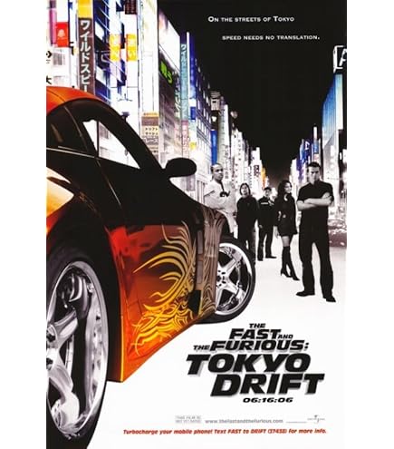 Amazon.com: FAST AND THE FURIOUS TOKYO DRIFT MOVIE POSTER 2 Sided