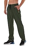 Men's Elastic Waist Hiking Pants Water Resistant