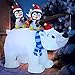 Christmas Inflatable 6.5 FT Inflatable Holiday Winter Polar Bear