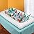 Inflatable Serving Buffet Salad Food & Drink Tray- With Drain Plug(2 PACK),BBQ Picnic Pool Party Buffet Luau Cooler