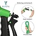 Expandable Garden Hose 50 ft by SV LifeStyle. The Best Expanding Heavy Duty Water Hose with Solid Brass Connector, 8-Pattern Spray Nozzle and Free Storage Bag
