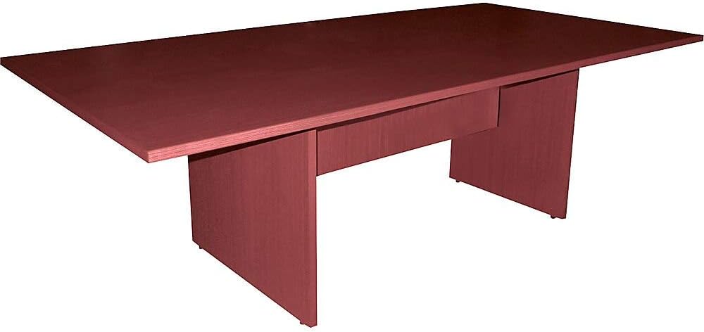 Lorell Conference Table Base, 96 by 48 by 28-Inch, Mahogany: Furniture & Decor