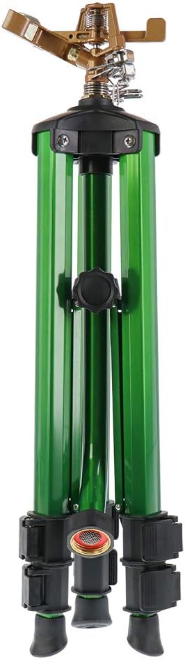 Orbit 58308Z Brass Impact Sprinkler on Tripod Base, Green : Lawn And Garden Sprinklers : Garden & Outdoor
