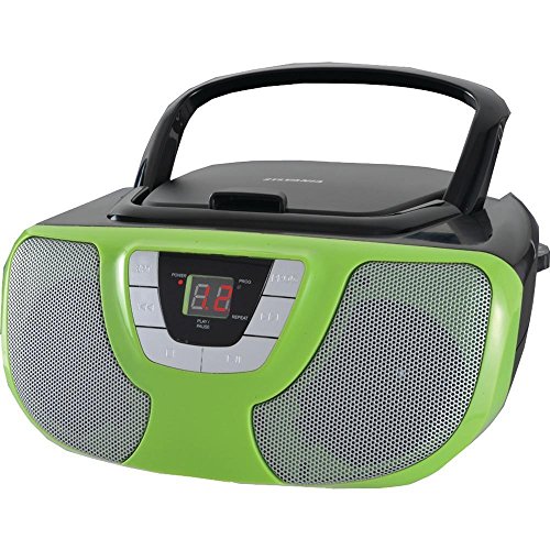 Sylvania Portable CD Player Boom Box with AM/FM Radio (Teal)