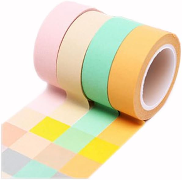 Set of 4 [20C] Tear-off Tape Masking Tape Washi Tape Handcraft MT