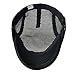 JANGOUL Men's Mesh Flat Cap Duckbill Beret Ivy Gatsby Newsboy Driving Cabbie Caps Hunting Hat (Black)