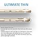 Shock Tech iPhone 8 / iPhone 7 Clear Slim Case Flexible Hybrid Thin Soft Gel Absorbing Transparent Silicone TPU Bumper Rubber Back Protective Cover