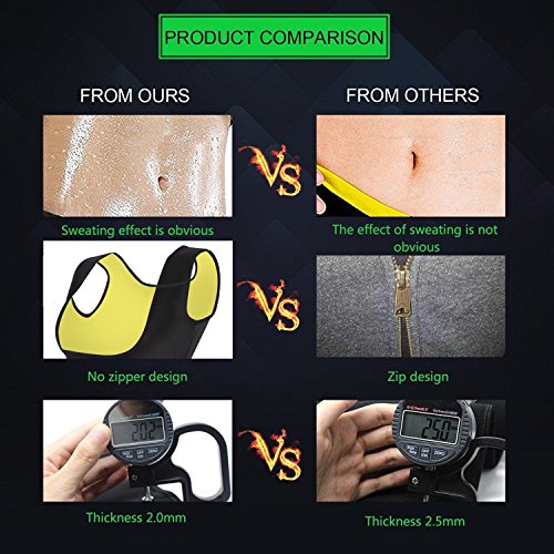 Dardugo Women's Hot Sweat Slimming Neoprene Vest,Body Shaper For Weight Loss Fat Burner No Zipper Gray Sauna Tank Top Shirt For Women by - Thumbnail 4