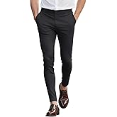 GINGTTO Mens Dress Pants Slim Fit Stretch Chino Pants for Men