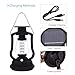 Security High Brightness Portable Outdoor Dynamo LED Solar and Hand Crank Light Lantern Lamp for Hiking Camping with 16 LEDs (Black)