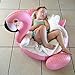 Pfloat Flamingo Baby Float,Inflatable Baby Swimming Float For Age 6 -36 Months With 3 Bath Toys&Carry Bag