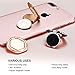 Finger Phone Ring Holder Stand, COCOFU 2pcs 360 Degree Rotation and 180 Degree Flip Zinc Alloy Anxiety Relief,Universal Phone Stand for iPhone, iPad, All Android Smartphones, Tablet(Rose Gold)