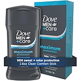 Dove Men+Care Invisible Solid Stick Clean Comfort Maximum Protection Deodorant For Men 96-Hour Comfort 2.6 oz