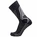 Junior High Performance Ski Socks – Children OTC Warm Snowboard, Skiing Socks Boys, Girls (S/M, Black/Grey)