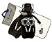 Sea Scout Adult Snorkeling Set - Dry-top Snorkel/Fins/Mask (Black, Medium)