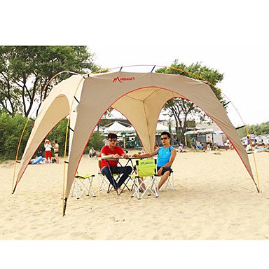 USA Premium Store 8 persons Tent Tent Tarps Triple Family Camping Tents One Room Camping Tent 2000-3000 mm Aluminium OxfordMoistureproof/Moisture