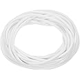 uxcell Silicone Foam Seal Strip, 2.5mm(0.1") Dia 4 Meters(13.12 Ft) Long Sponge Rubber Weather Seal Strip Round Rubber Cord Solid for Machinery and Industries, White