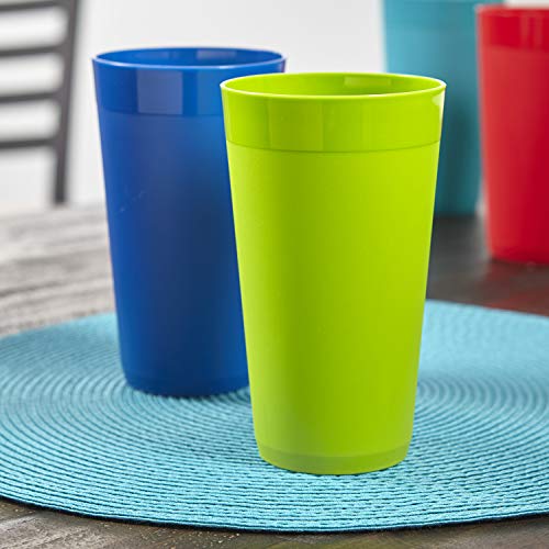 2 Newport+20+ounce+Unbreakable+Plastic+Tumblers