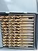 LLDSIMEX 60 Piece 1#-60# Titanium Nitride Coated Numbered Drill Bit Set High Speed Steel (0.228