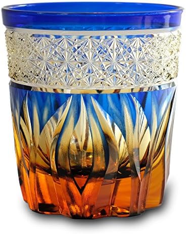 Edo kiriko High Grade Kawaii Japanese Traditional Crafts Japanese Bar Old Glass