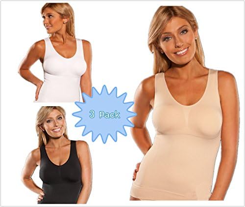 Aitter Women's Slimming Shaper Full Body Shapewear Tank Top With Removable Pads