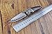 KUBEY Knives [KU91] Damascus Pocket Knife, Spear Point Blade and Wood Handle, Liner Lock, 3-Inch Blade