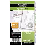 AT-A-GLANCE Day Runner Monthly Planner Refill, January 2018 - December 2018, 3-3/4