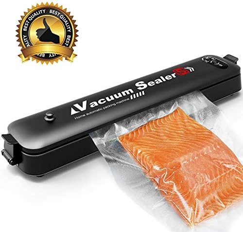 Vacuum Sealer Automatic Food Vacuum Sealer Machine for Food Preservation with 15 Sealing Bags (FDA-Certified) | Easy Use | Dry & Moist Modes | Compact & Easy Clean |