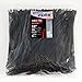 Cambridge ZipIts Multi Purpose Cable Ties Zip Ties 11 Inch 75 Lb 1000 Pieces Standard Duty UV Black primary