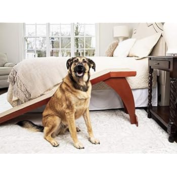 Amazon.com : PetSafe Solvit Wood Bedside Dog and Cat Ramp ...