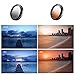 Zomei iPhone Graduated Lens Filter 37mm Professional 4 Pieces Camera Lens Filter Kit for iPhone 6S, 6S Plus, Samsung Galaxy, All Smartphones (Graduated Blue/Gray/Orange/Red)