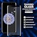 QEONIX Galaxy S9 Screen Protector - Real HD Full Frame Tempered Glass, 3D Touch, 9H Hardness, Case Friendly [2-Pack]